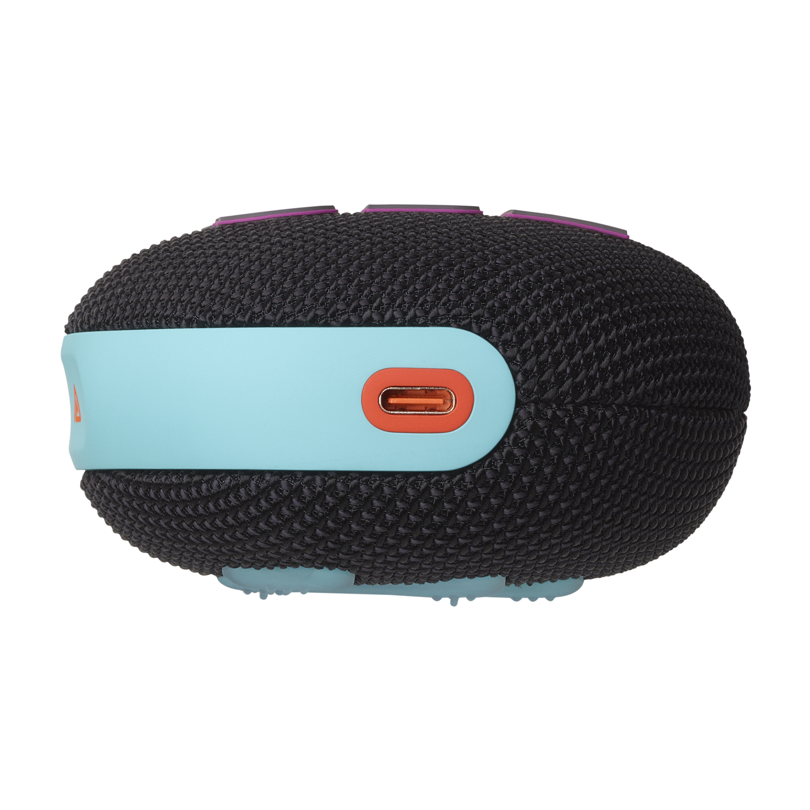 JBL Clip 5 - Black and Orange - Ultra-portable waterproof speaker - Bottom